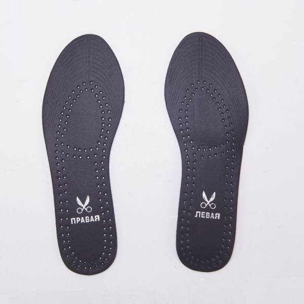 Black leather insoles (size 35-46) art st-7